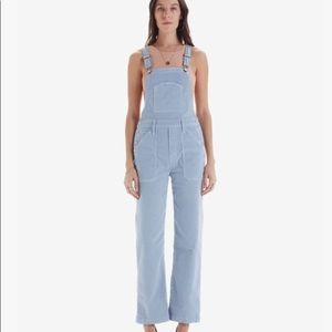 MOTHER THE PATCH RAMBLER OVERALL ANKLE
Hopscotch - Stone Blue